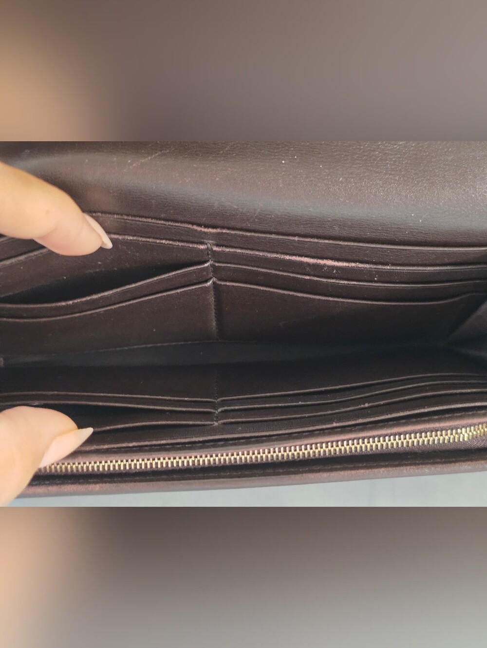 Gucci Guccissima Interlocking GG Continental Wallet Brown - Picture 8 of 9